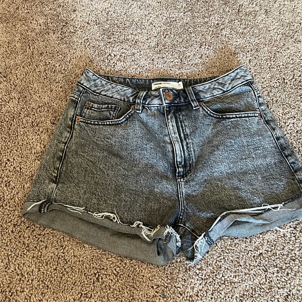 Garage denim shorts